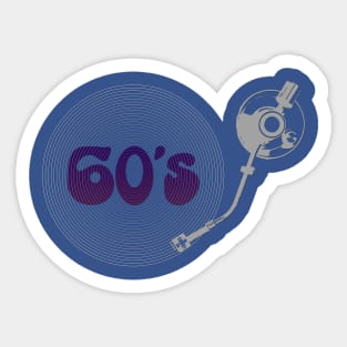 Vintage Audio LP Vinyl Record Player Sticker